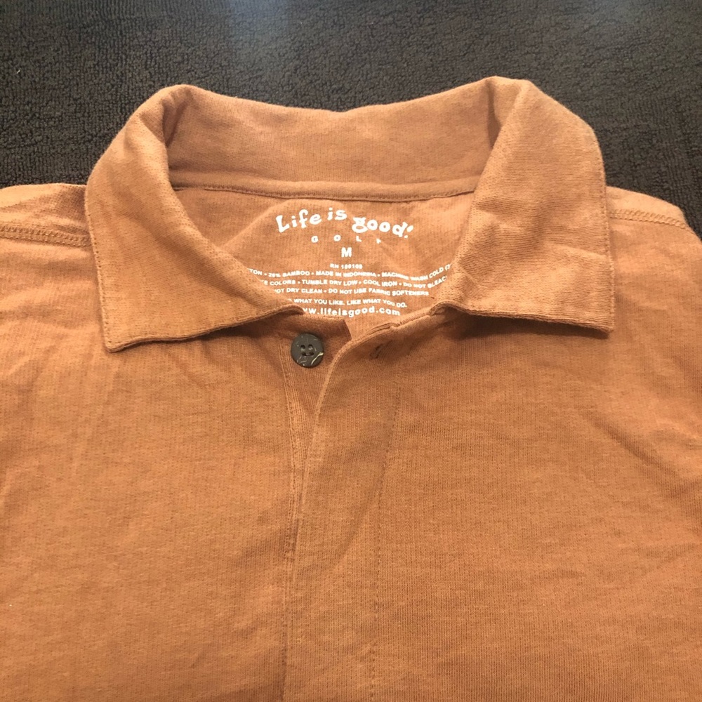 Men’s Golf polo Life is Good